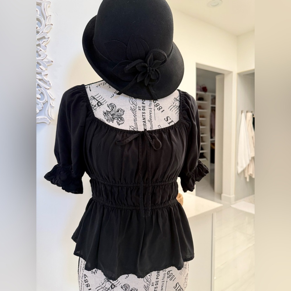Melrose and Market Black Off-Shoulder Blouse